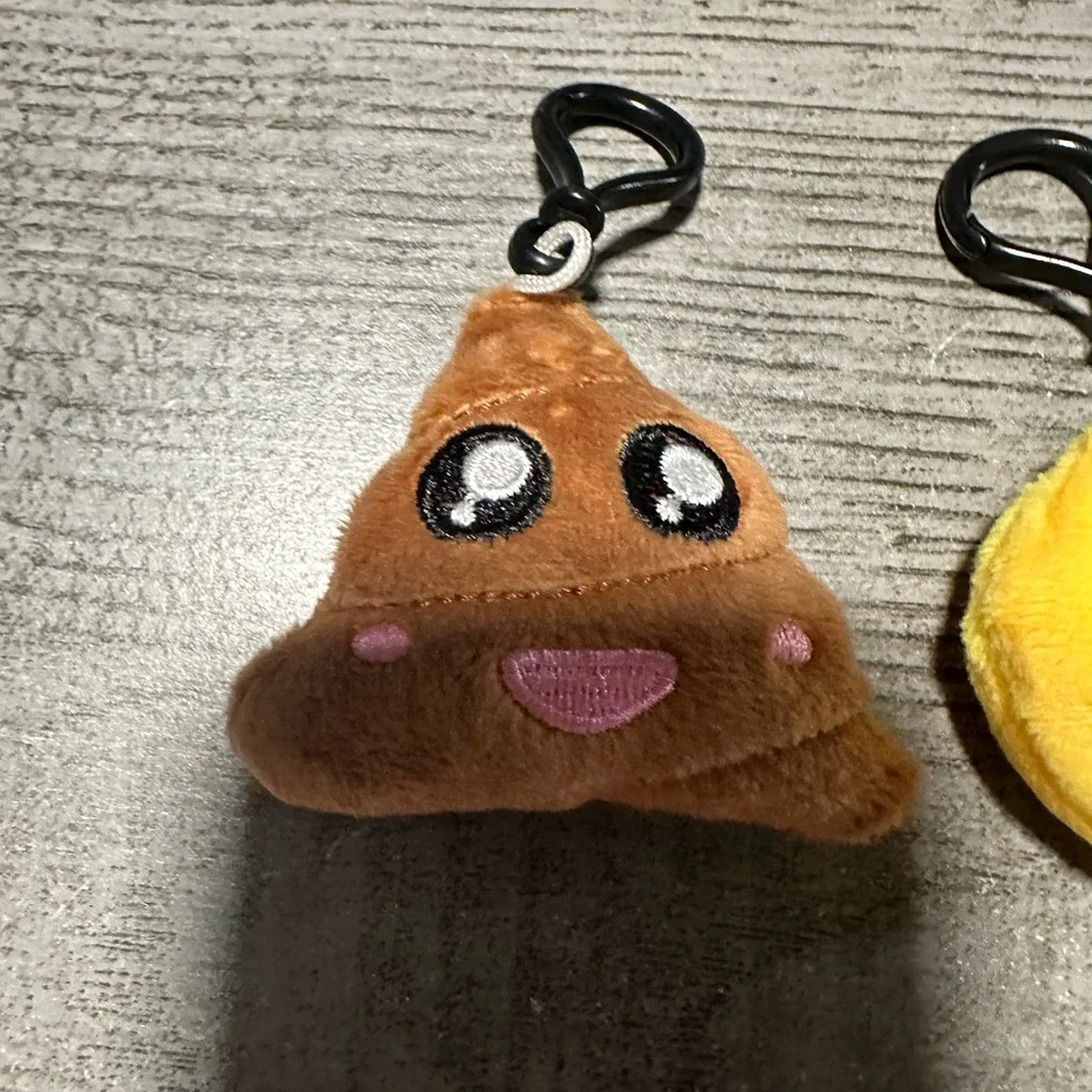 Emoji‎ Keychains Lot of 3 New